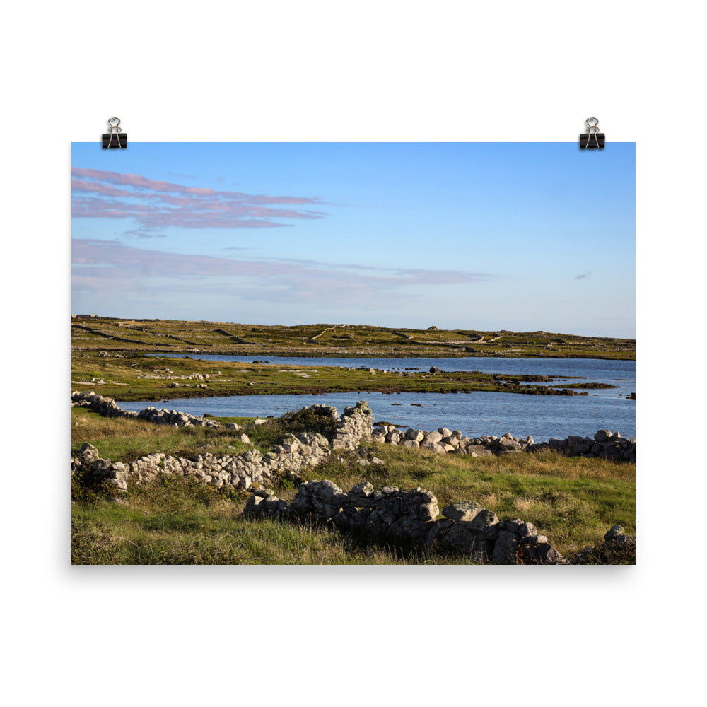 Stone Walls and the Grass is Green - Wall Poster