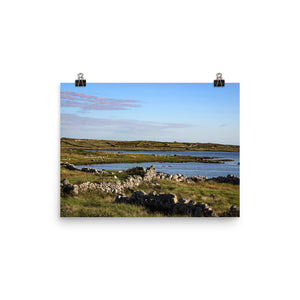 Stone Walls and the Grass is Green - Wall Poster